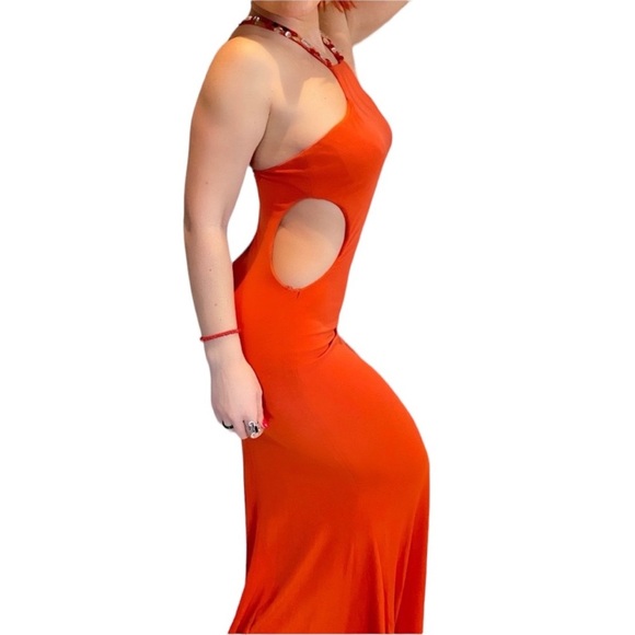 Jovani Evening Gown Orange - Picture 4 of 5
